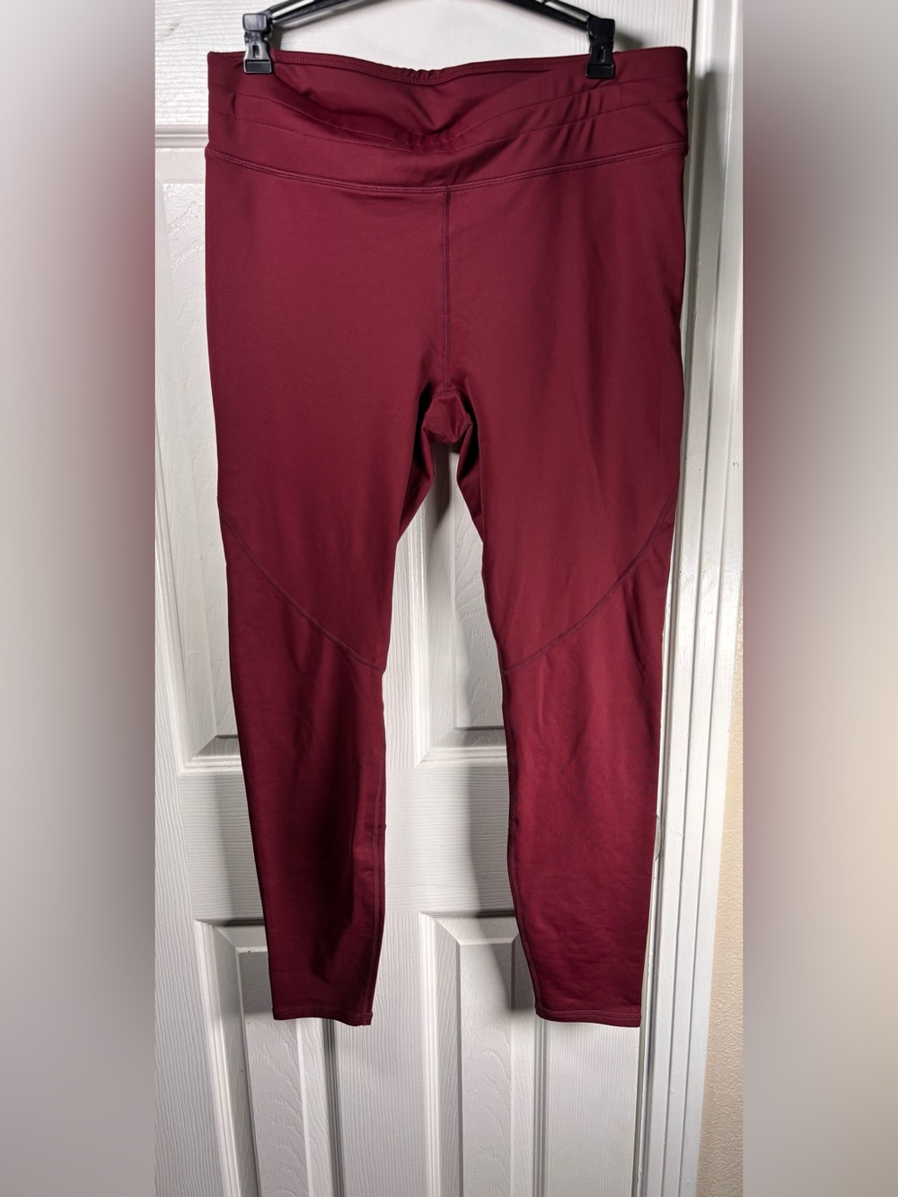 Fabletics Burgundy High-Rise Performance Leggings